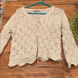 Aran Crafts cardigan sweater